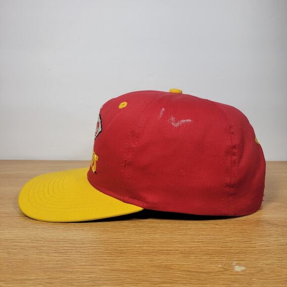 Kansas City Chiefs Montana Hat Cap Snapback 90s NFL Made In China Eastport Retro - Picture 4 of 16
